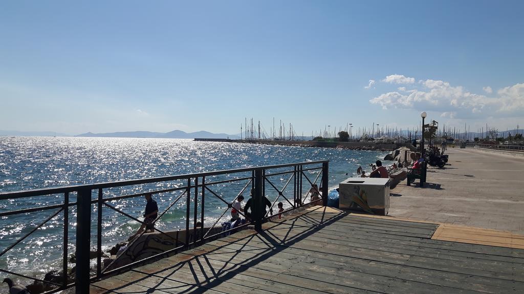 Penthouse With Sea View & Veranda - Athens Riviera Alimos Exteriör bild